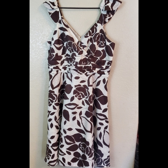 Chadwicks Sleeveless Floral Flare Tropical Dress - Picture 1 of 5
